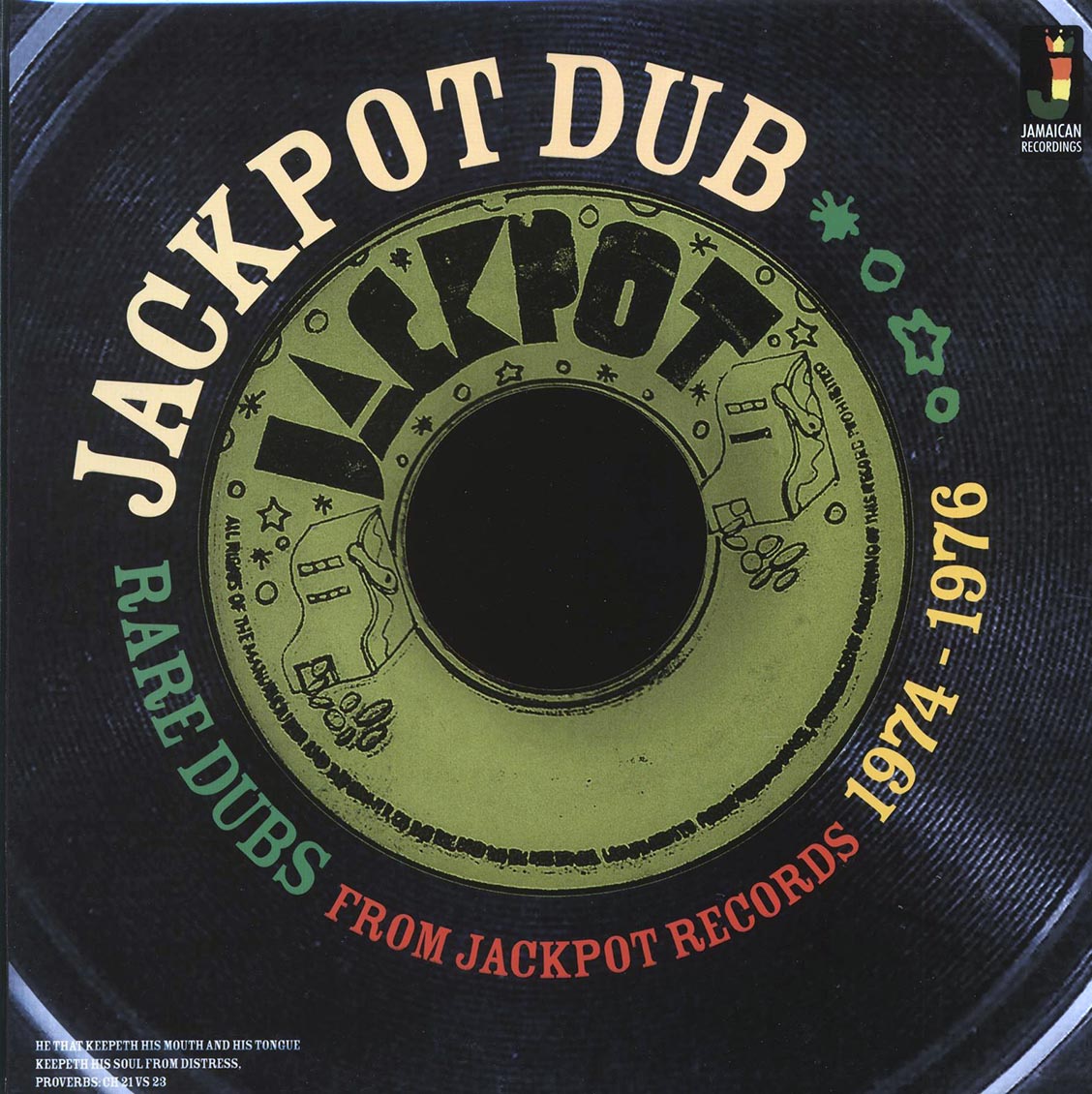 The Aggrovators - Jackpot Dub: Rare Dubs From Jackpot Records 1974-1976 (180g) vinyl LP front cover