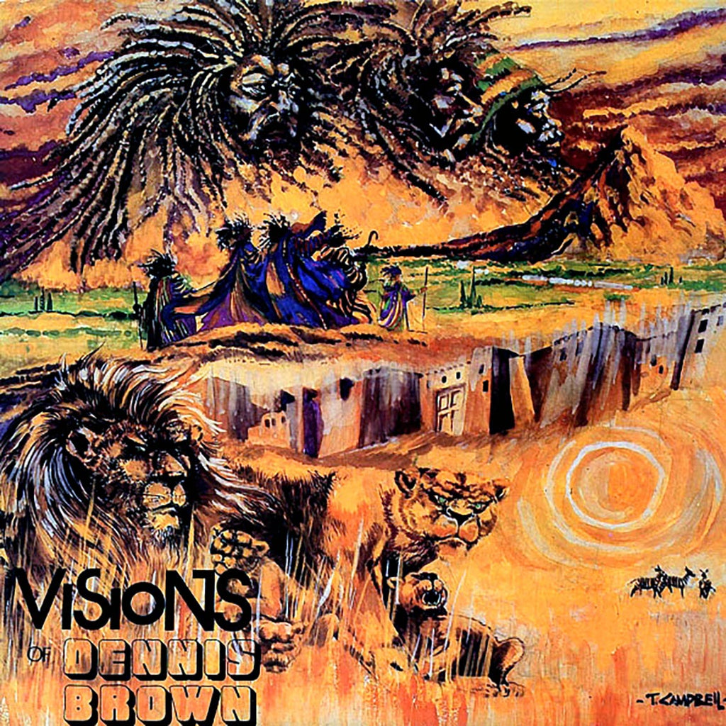 Dennis Brown - Visions Of Dennis Brown vinyl LP front cover