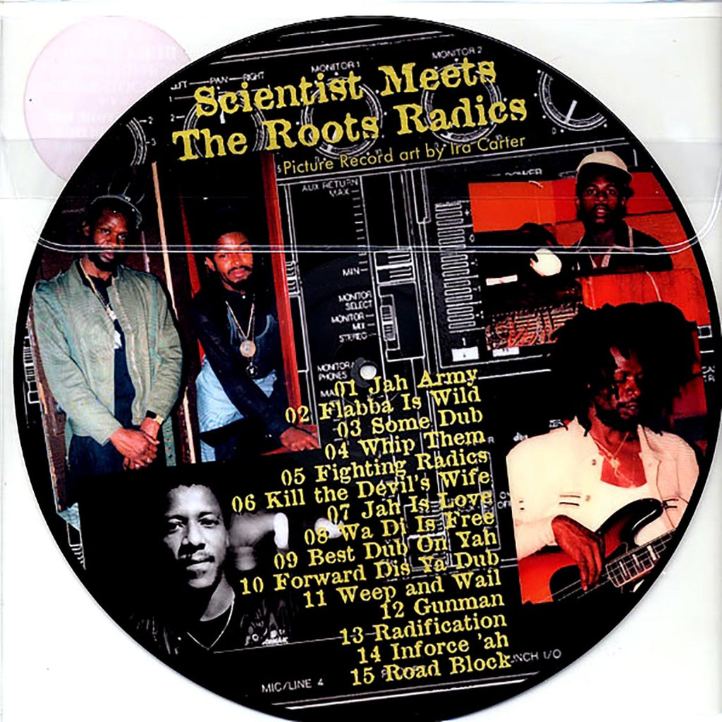 Scientist - Scientist Meets The Roots Radics (ltd. ed.) (picture disc) vinyl LP back cover