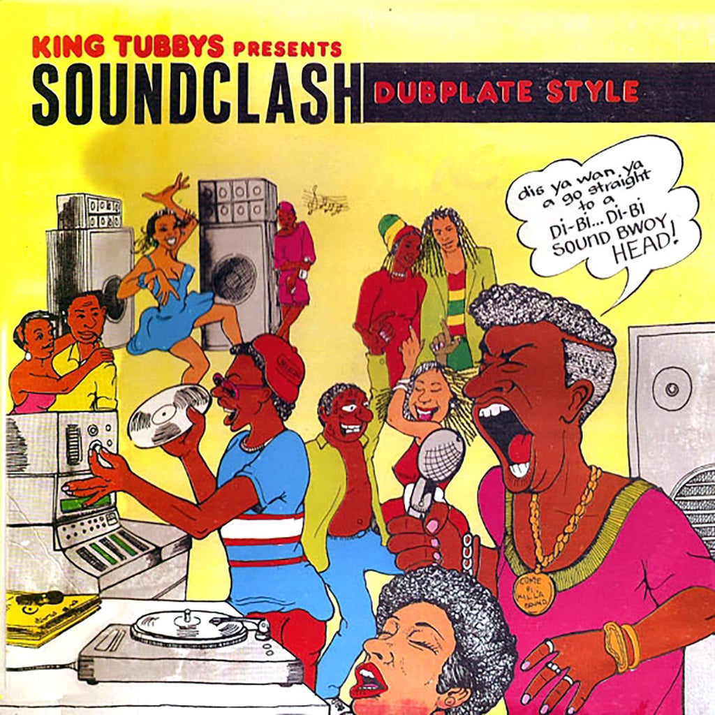 King Tubby, Johnny Osbourne, Conroy Smith, Fuzzy Jones, Etc. - Soundclash Dub Plate Style Volume 1 (Vocals) + Volume 2 (Dubs) (2xLP) vinyl LP front cover