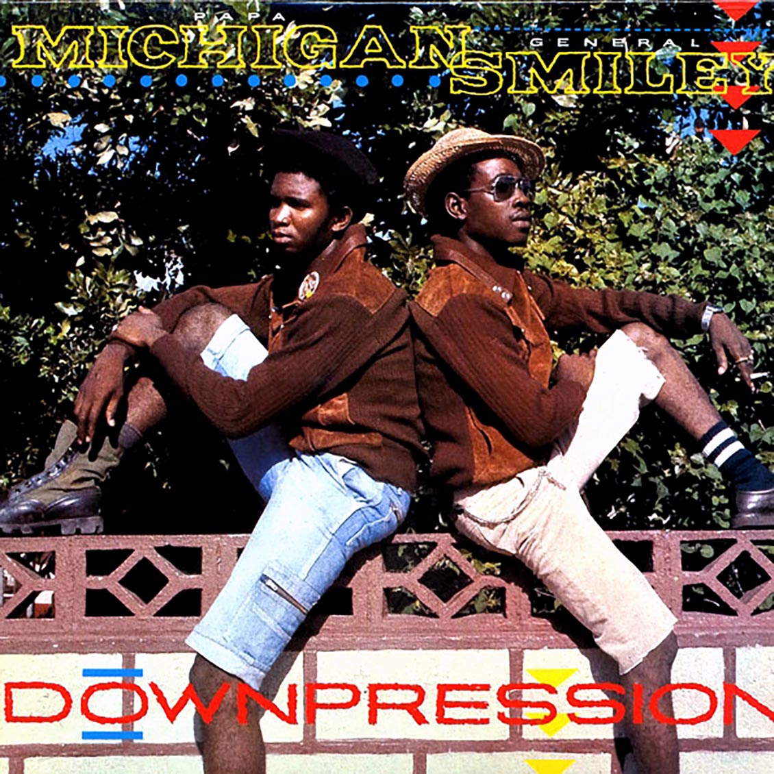 Michigan & Smiley - Downpression vinyl LP front cover