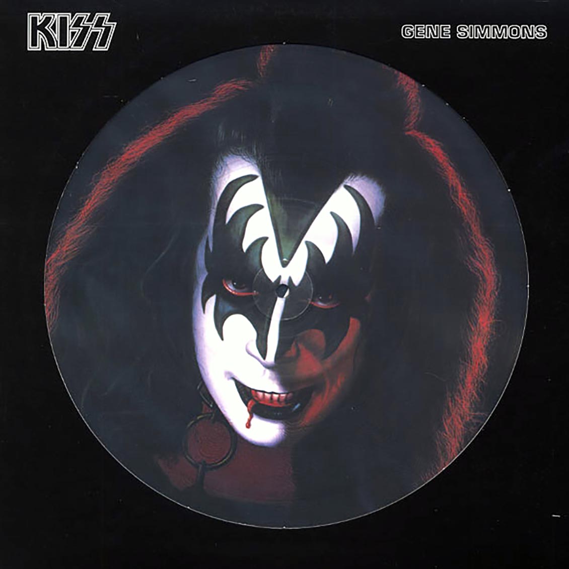 Kiss - Gene Simmons (picture disc) vinyl LP front cover