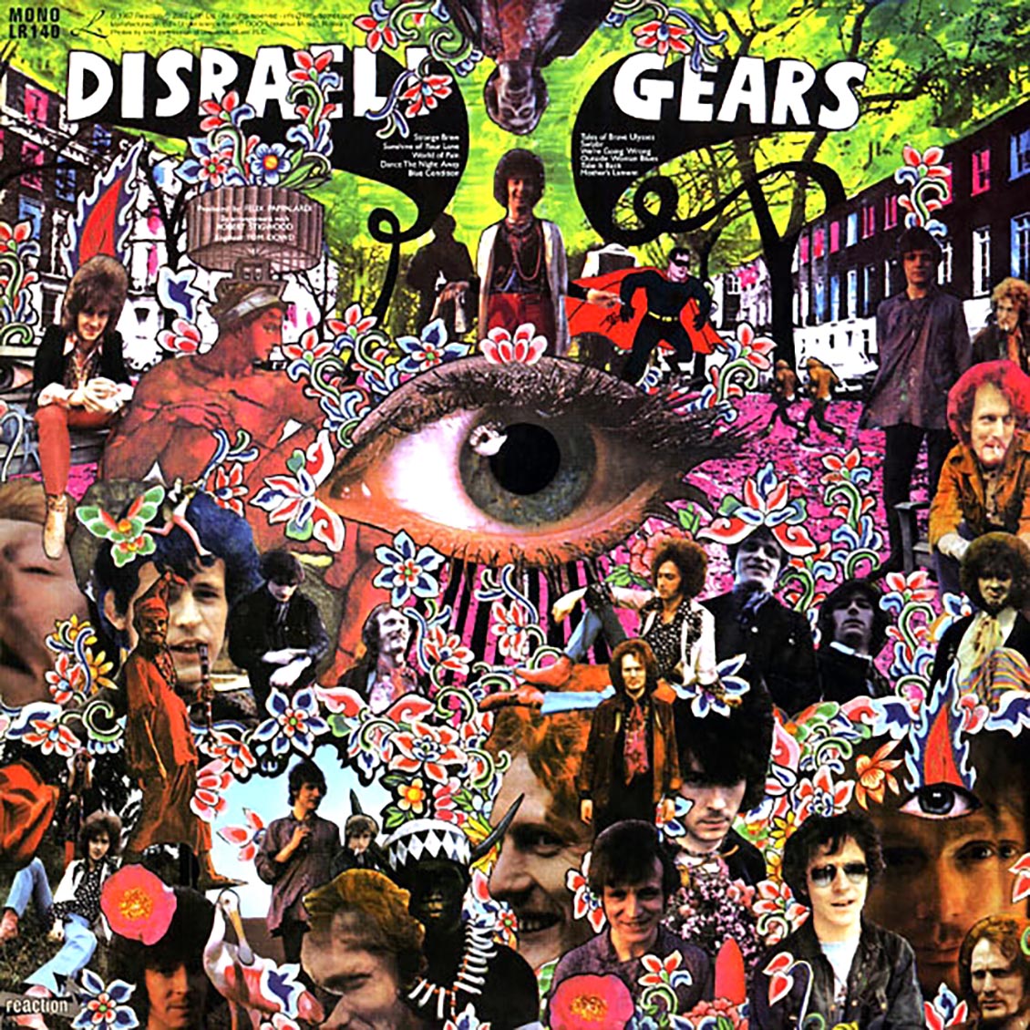 Cream - Disraeli Gears (180g) vinyl LP back cover