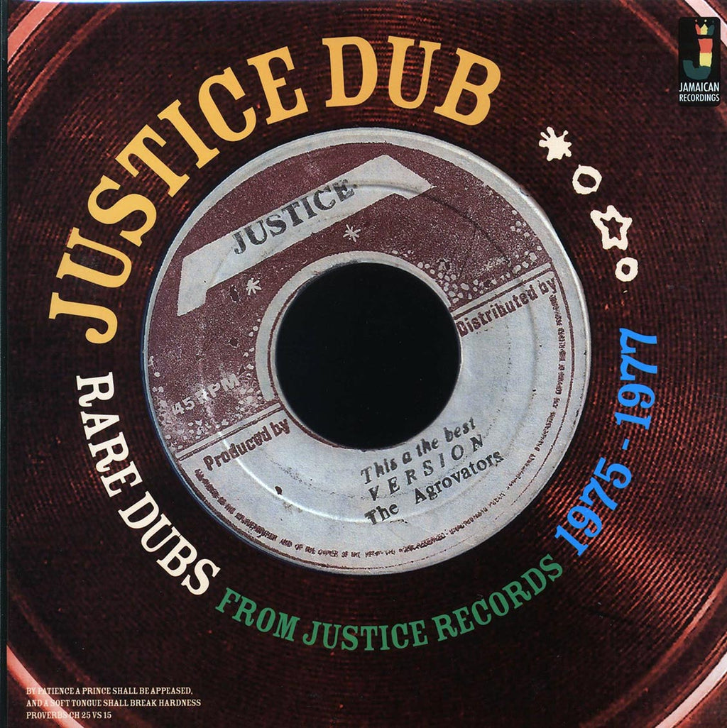 King Tubby - Justice Dub: Rare Dubs From Justice Records 1975-1977 (180g) vinyl LP front cover
