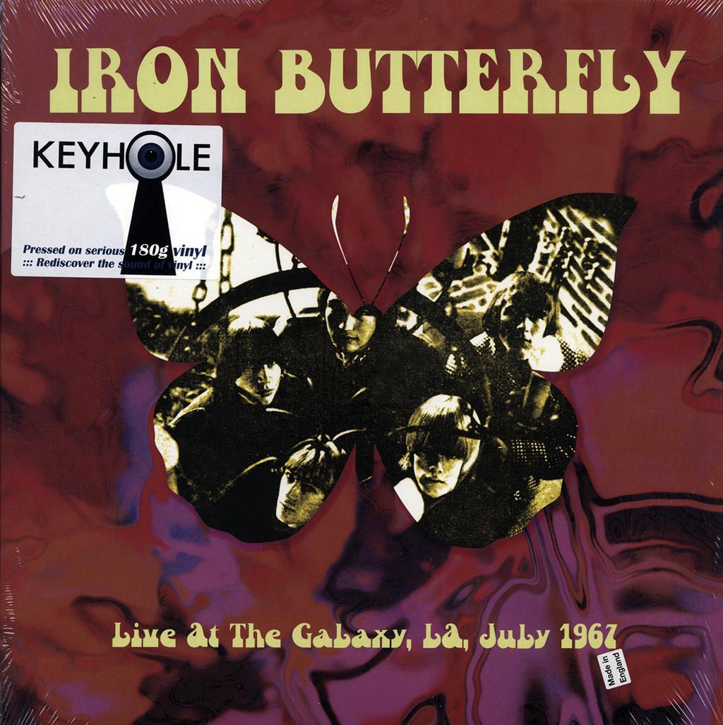 Iron Butterfly - Live At The Galaxy, LA, July 1967 (180g) vinyl LP front cover