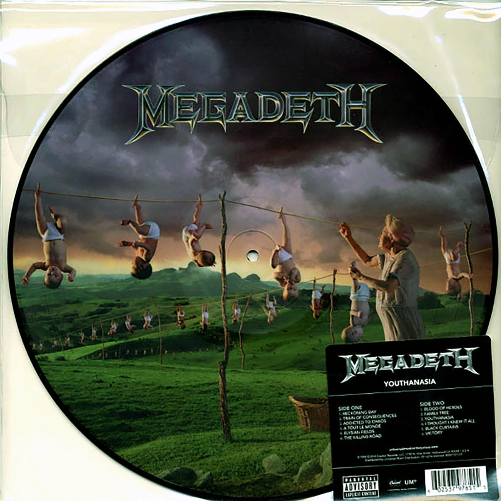 Megadeth - Youthanasia (picture disc) vinyl LP front cover
