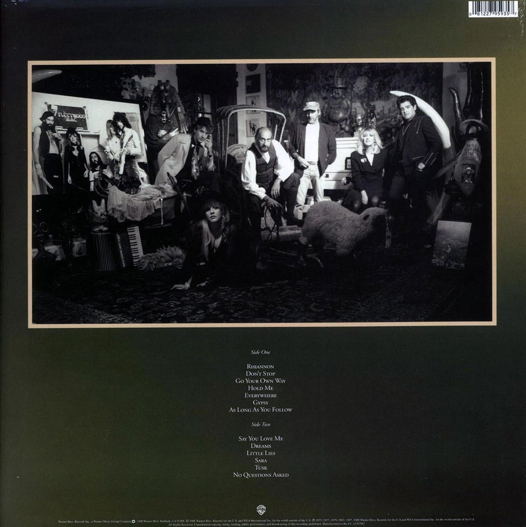 Fleetwood Mac - Greatest Hits vinyl LP back cover