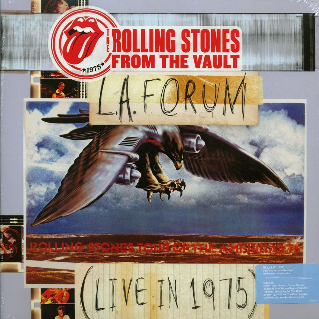 The Rolling Stones - From The Vault: L.A. Forum (Live In 1975) (3xLP) (180g) (incl. DVD) vinyl LP front cover