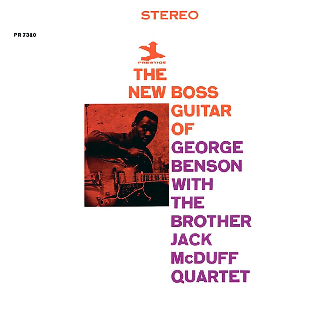 George Benson, Jack McDuff Quartet - The New Boss Guitar Of George Benson vinyl LP front cover