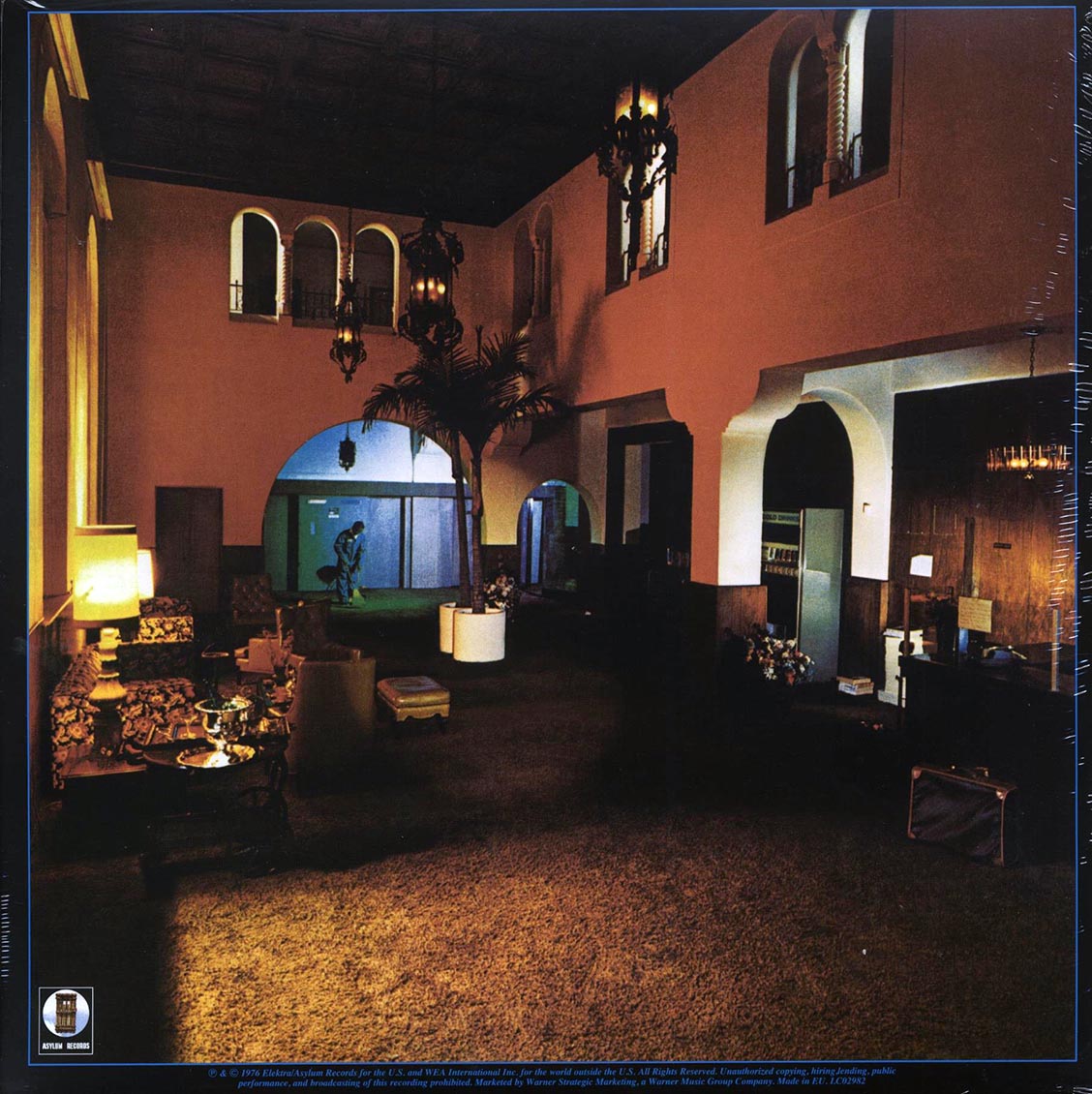 Eagles - Hotel California (180g) vinyl LP back cover
