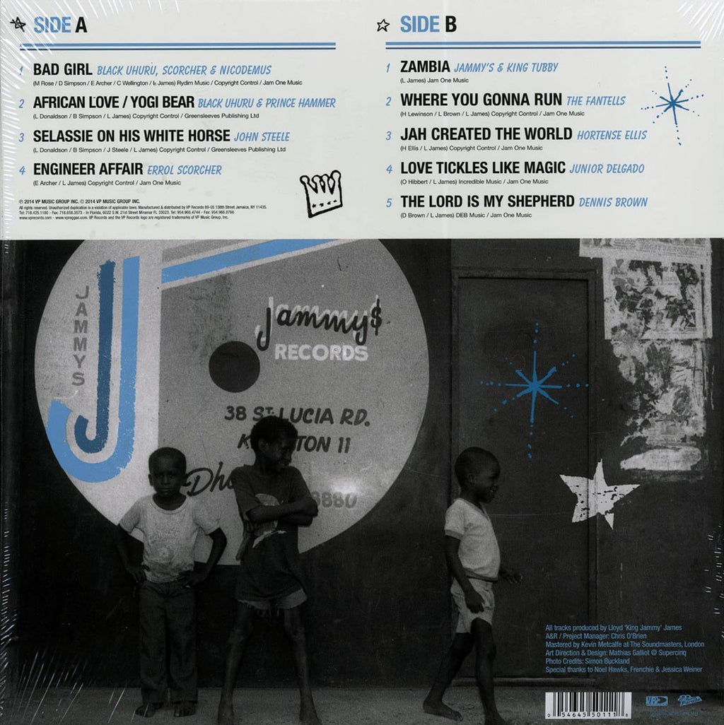 Various - King Jammy's Roots Reality: Reggae Anthology vinyl LP back cover