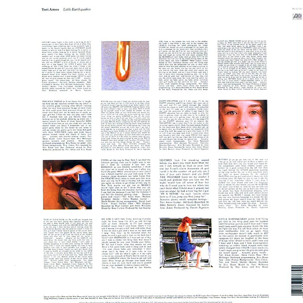 Tori Amos - Little Earthquakes (180g) vinyl LP back cover