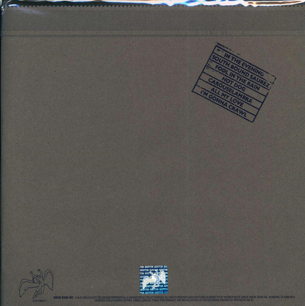 Led Zeppelin - In Through The Out Door (180g) vinyl LP back cover