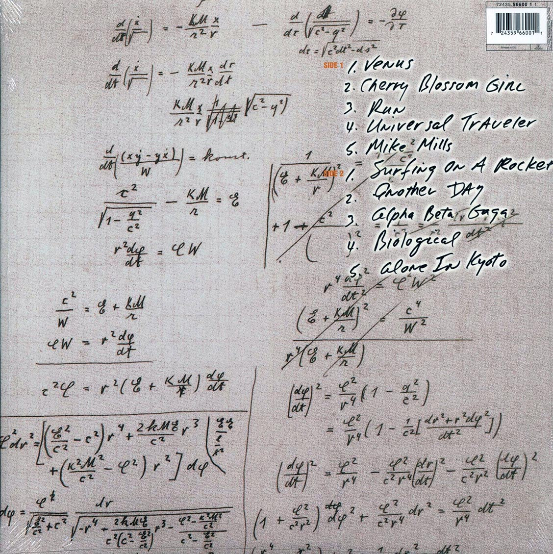 Air - Talkie Walkie (180g) vinyl LP back cover