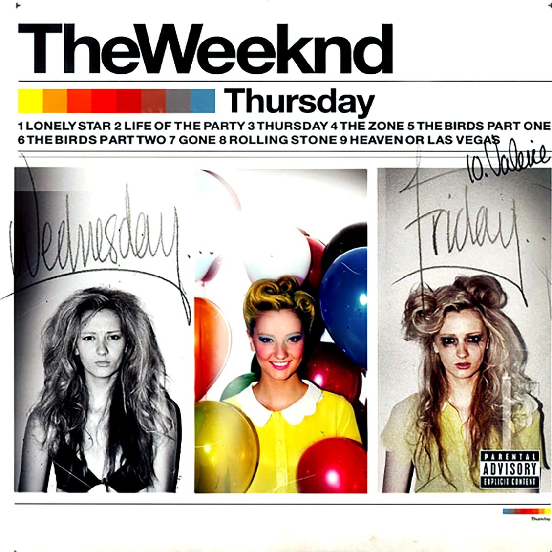 The Weeknd - Thursday (2xLP) vinyl LP front cover