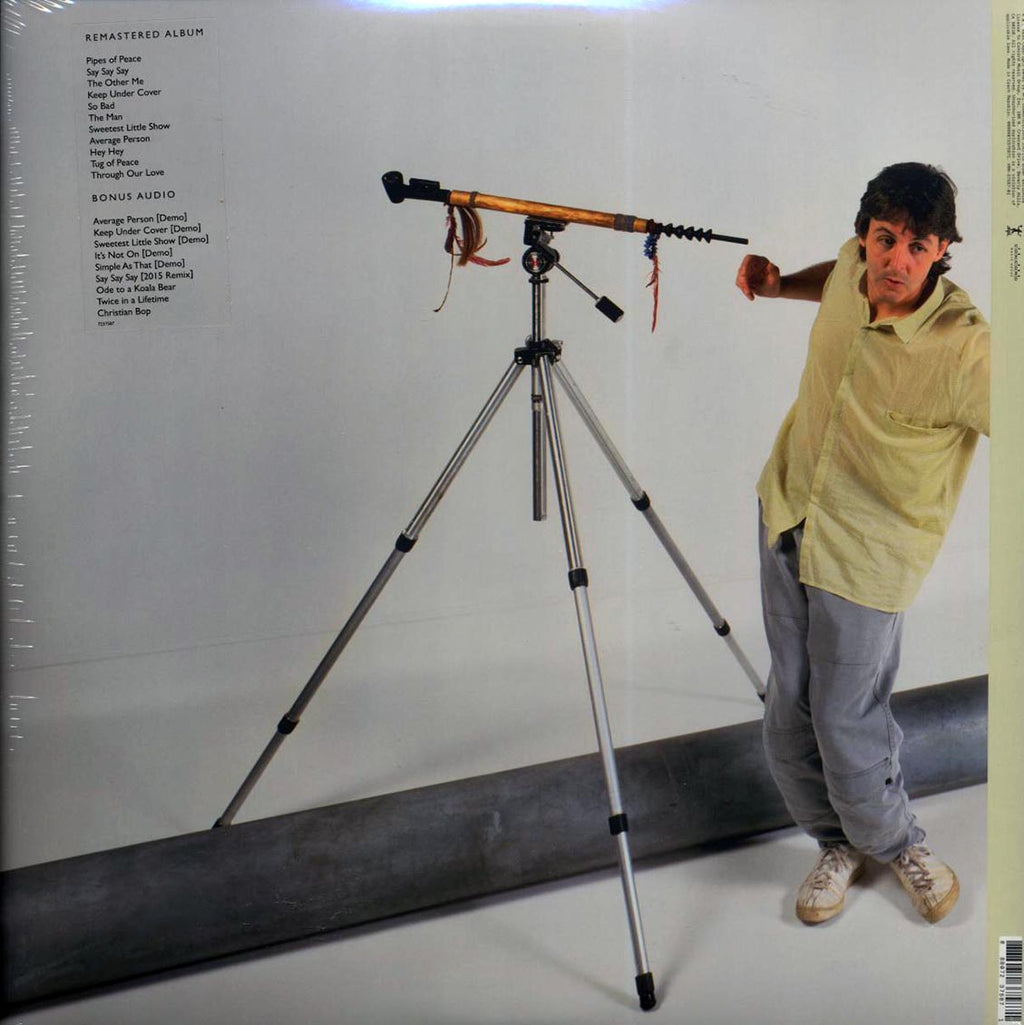 Paul McCartney - Pipes Of Peace (2015 PRESS) (2xLP) (180g) (remastered) (audiophile) vinyl LP back cover