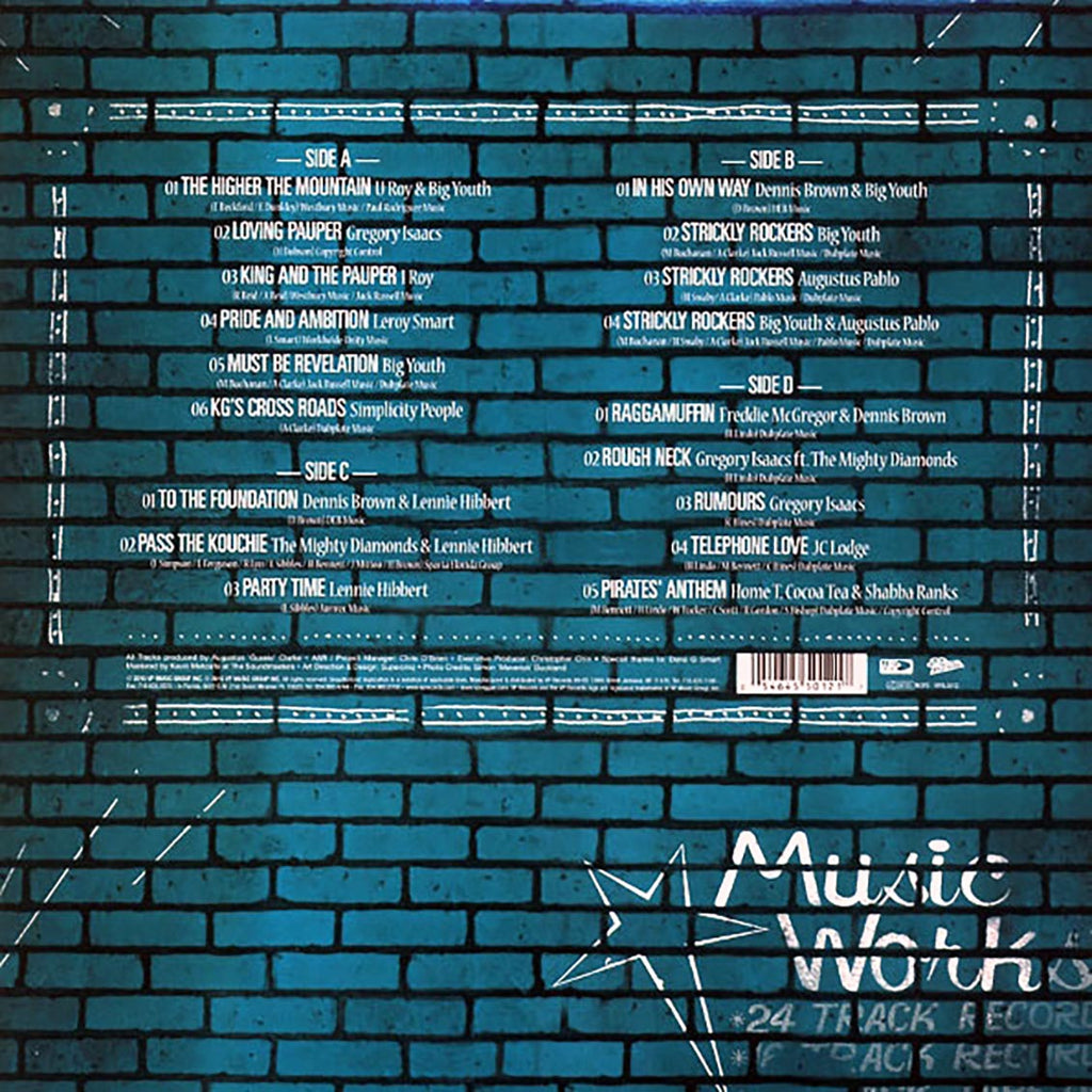Gussie Clarke - From The Foundation: Reggae Anthology (2xLP) vinyl LP back cover