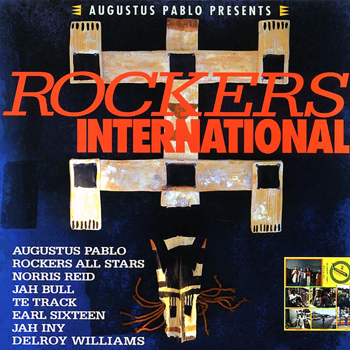 Augustus Pablo, Delroy Williams, Tetrack, Etc. - Rockers International 1 vinyl LP front cover