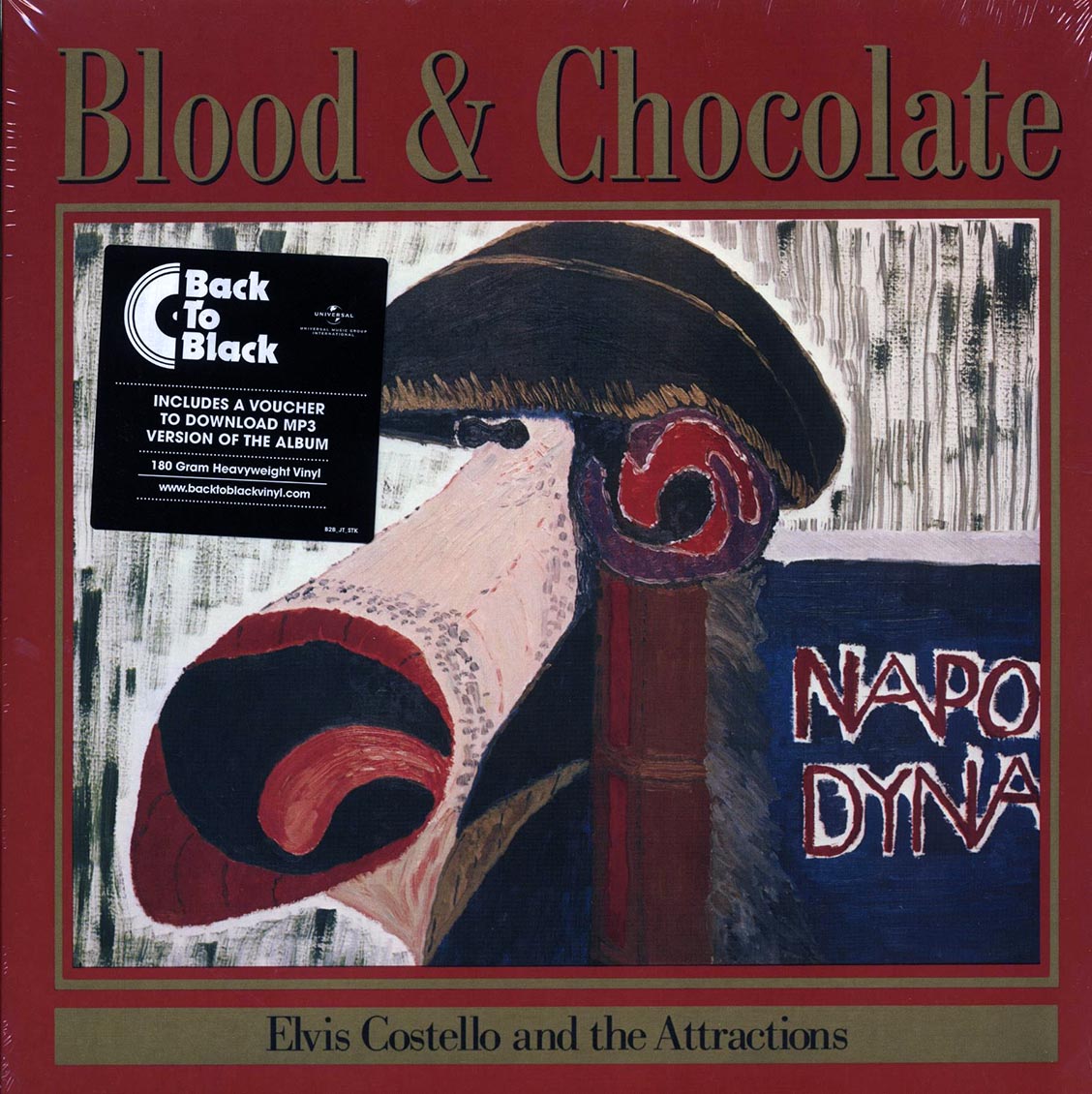 Elvis Costello & The Attractions - Blood & Chocolate (180g) vinyl LP front cover