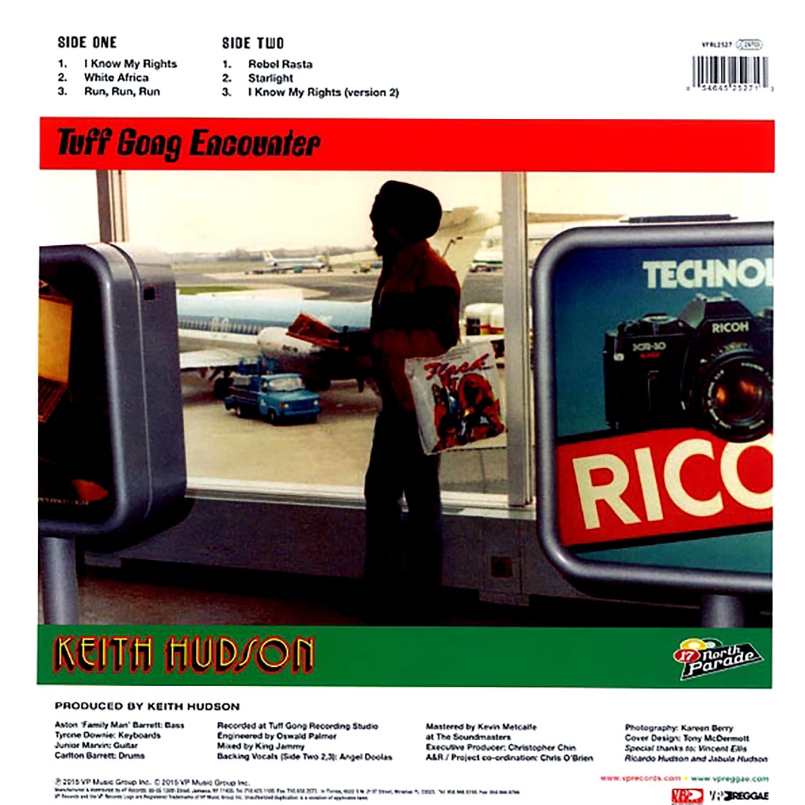 Keith Hudson - Tuff Gong Encounter vinyl LP back cover