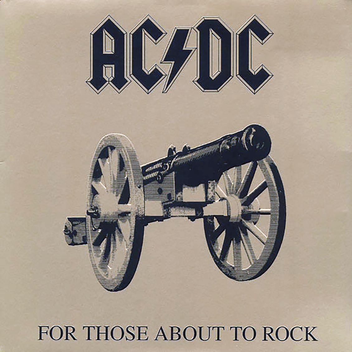 AC/DC - For Those About To Rock We Salute You (180g) vinyl LP front cover