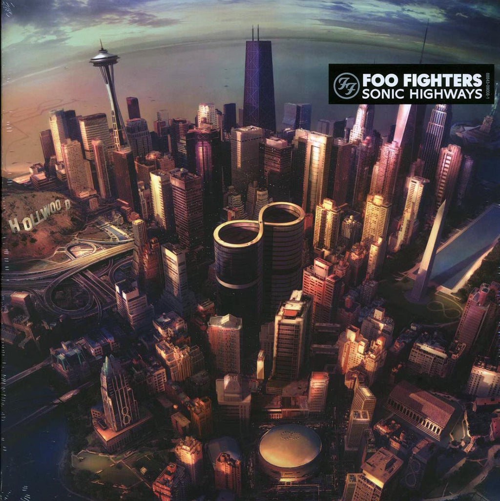 Foo Fighters - Sonic Highways (incl. mp3) (180g) vinyl LP front cover