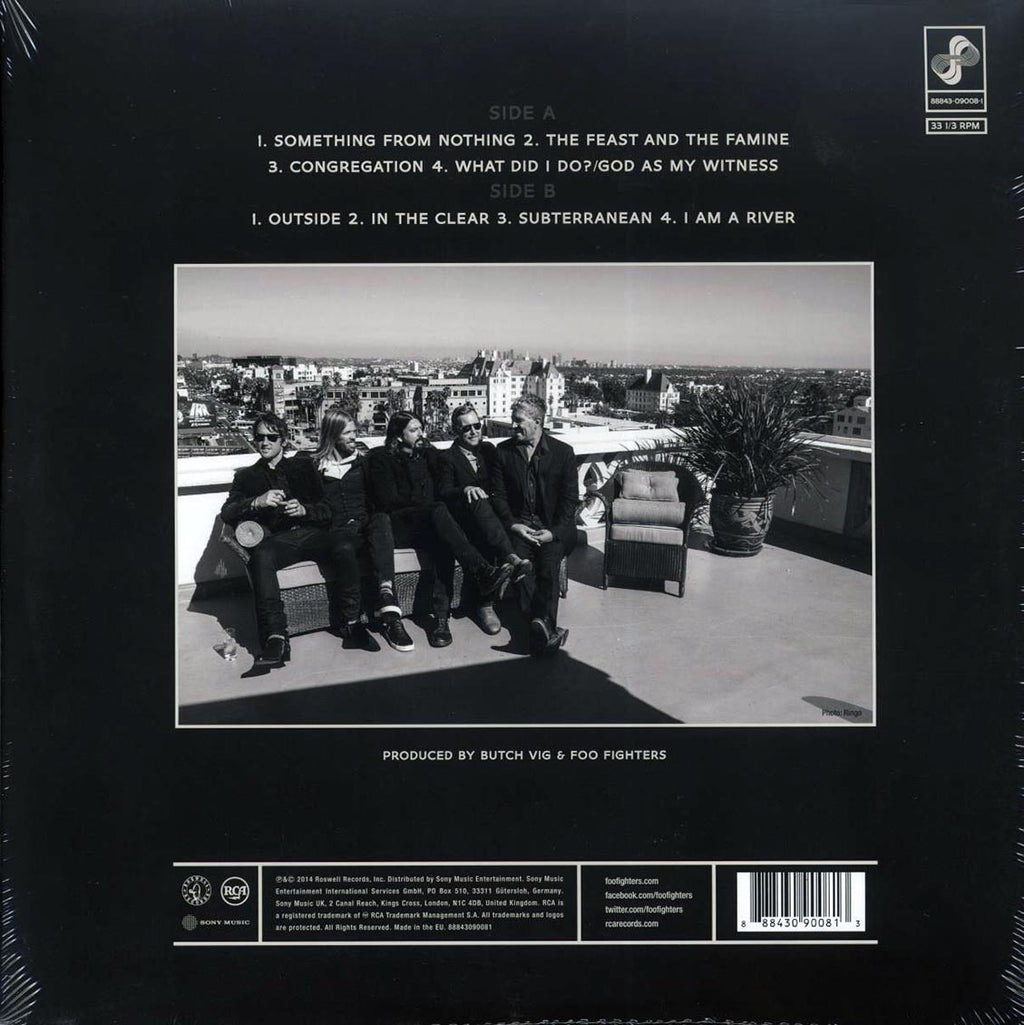 Foo Fighters - Sonic Highways (incl. mp3) (180g) vinyl LP back cover