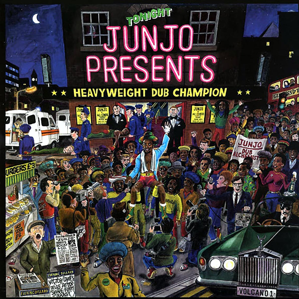 Scientist - Junjo Presents Heavyweight Dub Champion + Bonus Vocals Album (2xLP) vinyl LP front cover