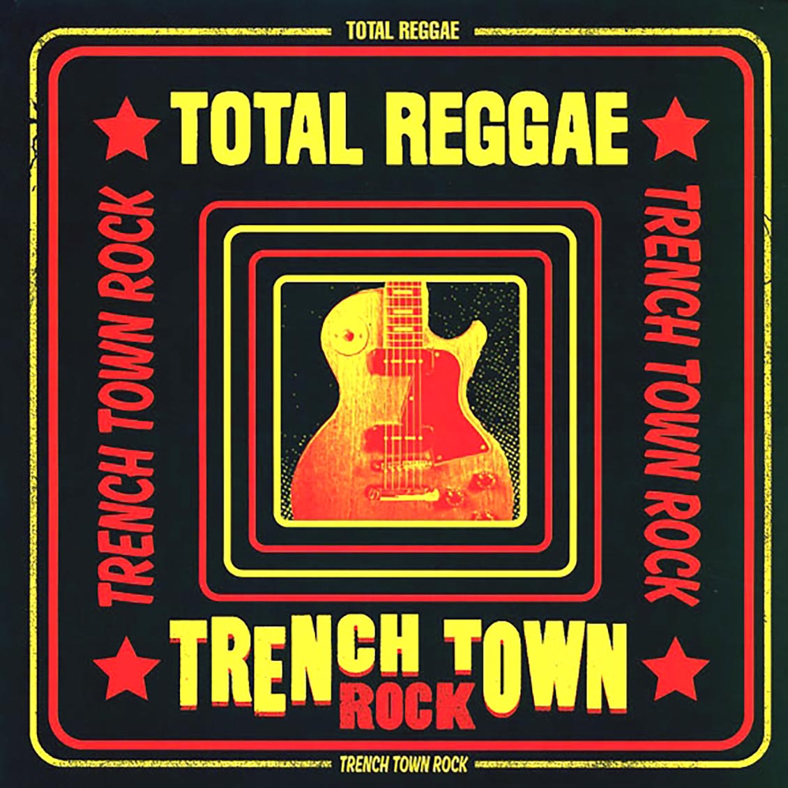 I Roy, Jackie Edwards, Dennis Brown, Etc. - Total Reggae: Trench Town Rock vinyl LP front cover