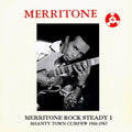 Hopeton Lewis, The Ethiopians, The Renegades, Etc. - Merritone Rock Steady 1: Shanty Town Curfew 1966-1967 (Japan) (Japan press) (2xLP) vinyl LP front cover