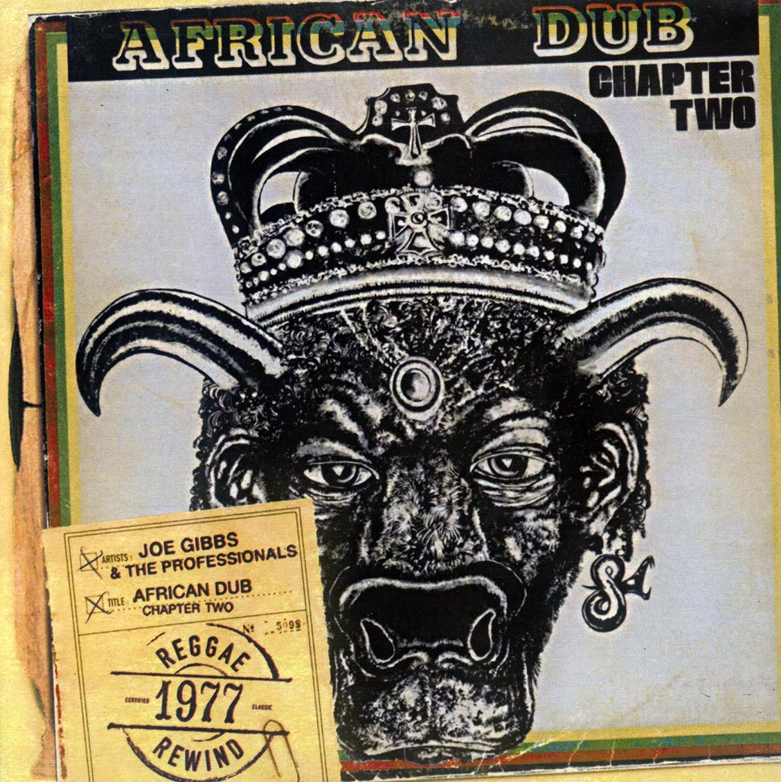 Joe Gibbs & The Professionals - African Dub All Mighty Chapter 2 vinyl LP front cover