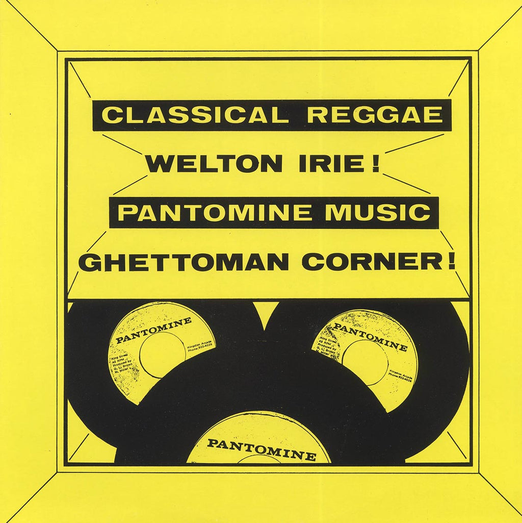 Welton Irie - Ghetto Man Corner (ltd. ed.) vinyl LP front cover