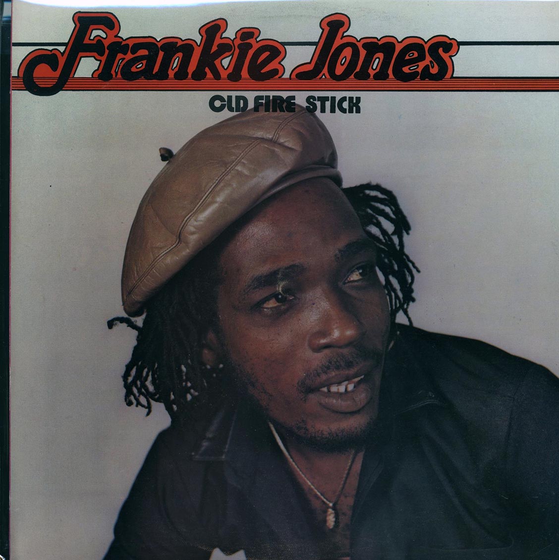 Frankie Jones - Old Fire Stick (1985 FIRST PRESS) (Jamaica press) (orig. press) vinyl LP front cover