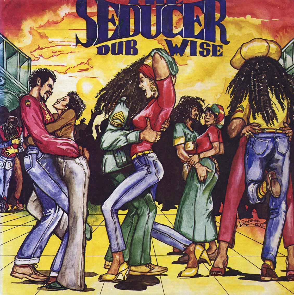 Scientist, The Roots Radics - Seducer Dub Wise vinyl LP front cover