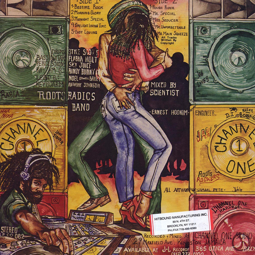 Scientist, The Roots Radics - Seducer Dub Wise vinyl LP back cover