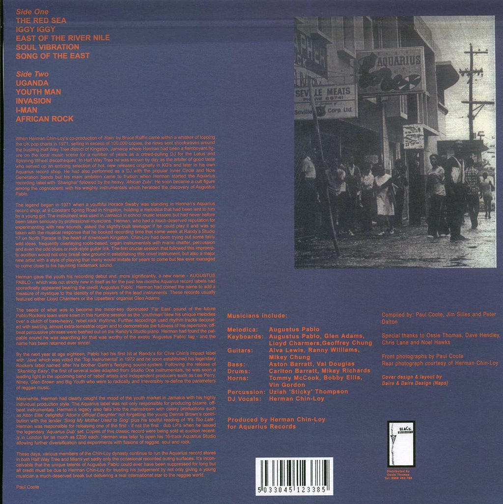 Augustus Pablo - Red Sea (ltd. ed.) (orange vinyl) vinyl LP back cover