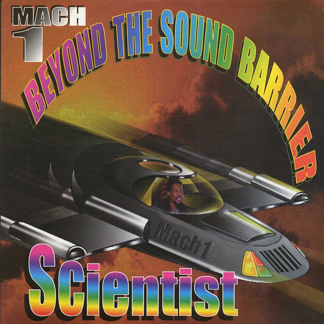 Scientist - Beyond The Sound Barrier: Mach 1 (1999 FIRST PRESS) (orig. press) vinyl LP front cover
