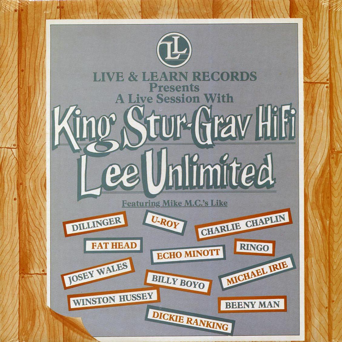 Various - King Sturgav Hi Fi Lee Unlimited vinyl LP front cover