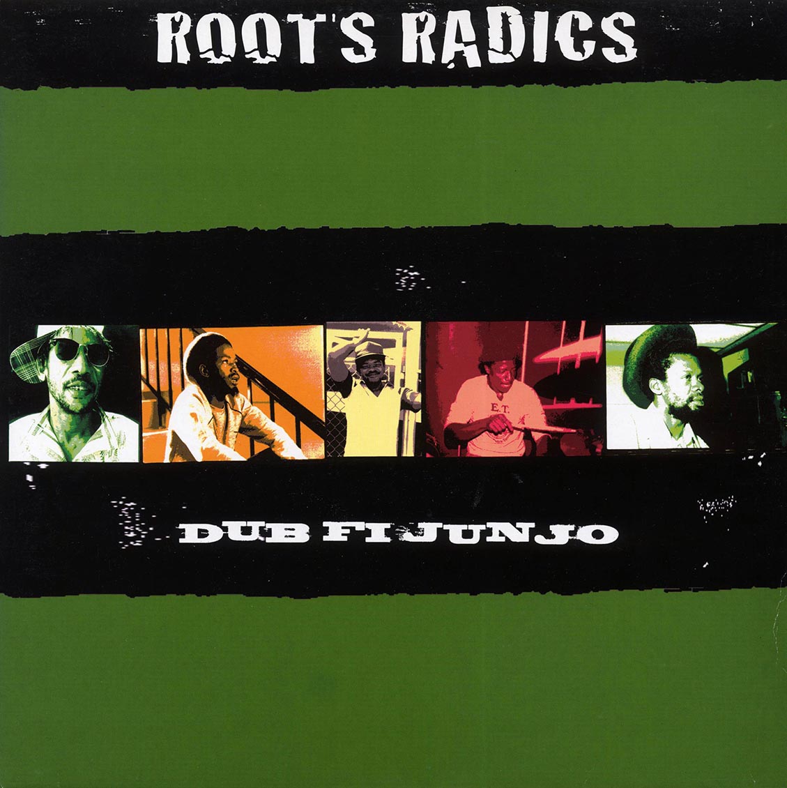 The Roots Radics - Dub Fi Junjo (2000 FIRST PRESS) (orig. press) vinyl LP front cover