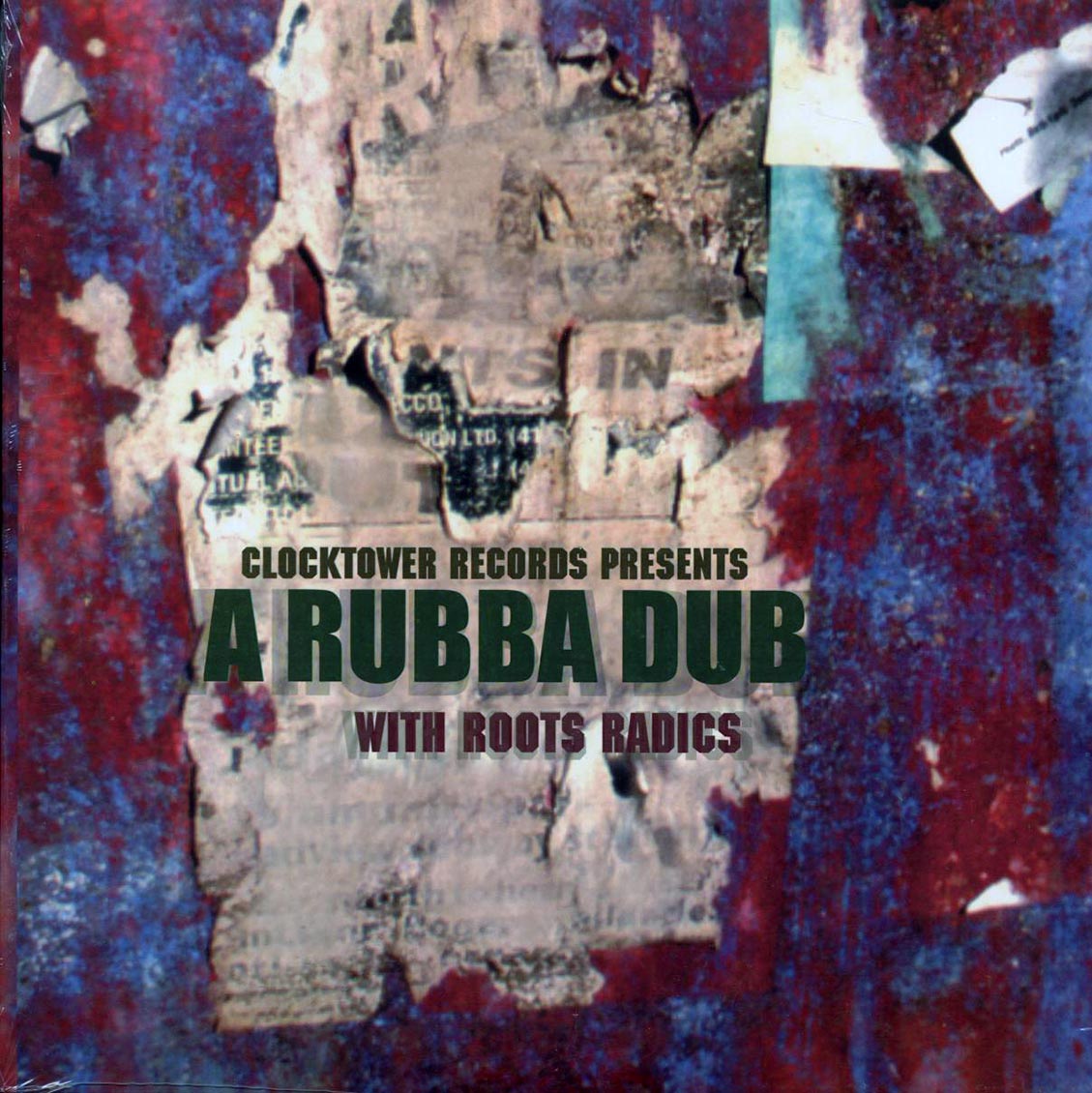 The Roots Radics - A Rubba Dub vinyl LP front cover