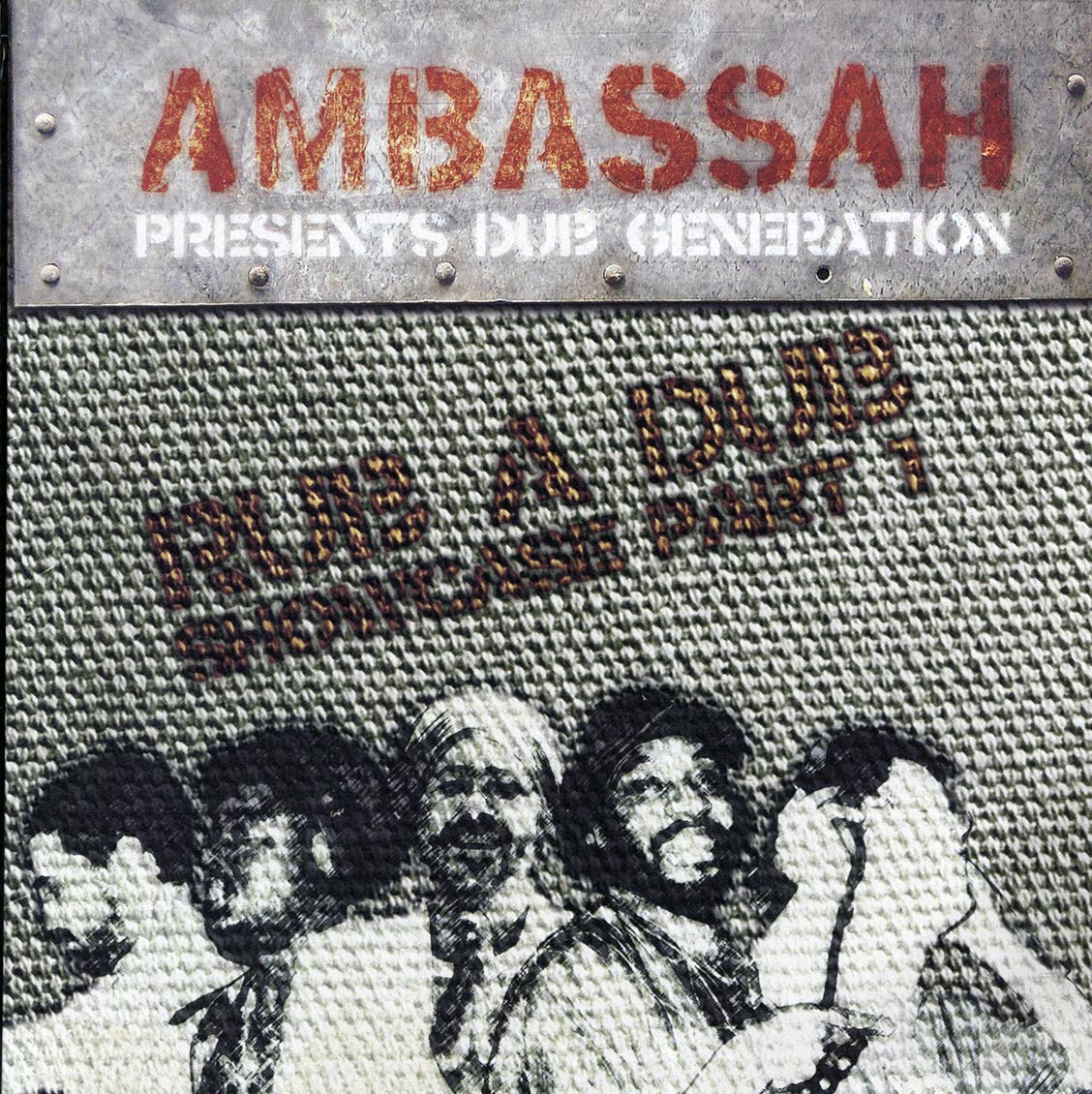 Ambassah - Presents Dub Generation Rub A Dub Showcase Vol 1 vinyl LP front cover
