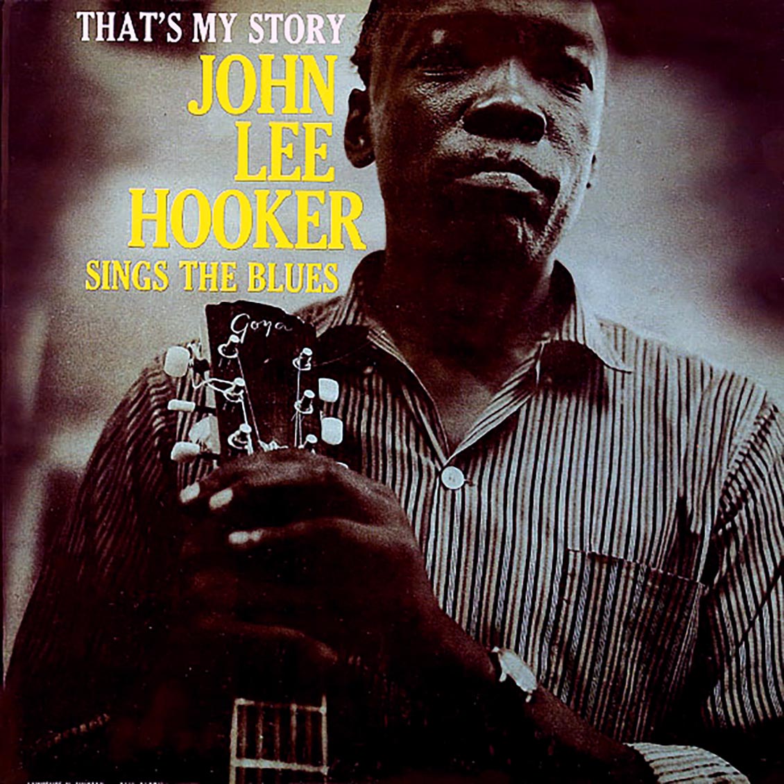 John Lee Hooker - That's My Story: Sings The Blues vinyl LP front cover