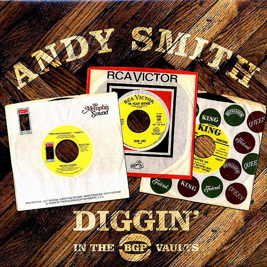 Dave Hamilton, Billy Garner, Rufus Thomas, The Blackbyrds, Etc. - Andy Smith Diggin' In The BGP Vaults (2xLP) vinyl LP front cover