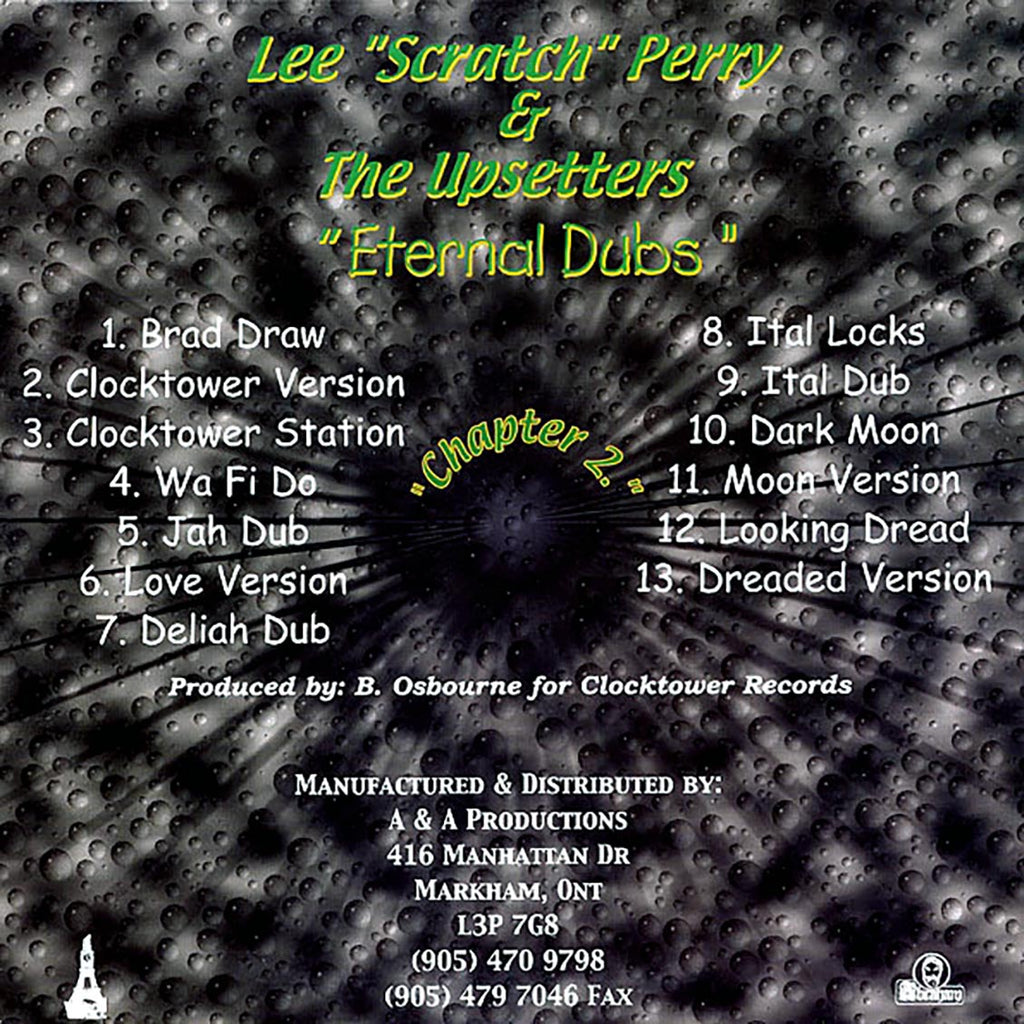 Lee Perry - Eternal Dubs Chapter 2 vinyl LP back cover