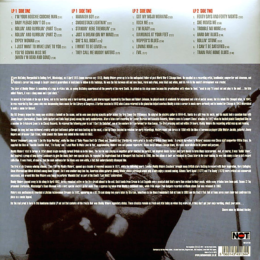 Muddy Waters - Hoochie Coochie Man (2xLP) (180g) (colored vinyl) vinyl LP back cover