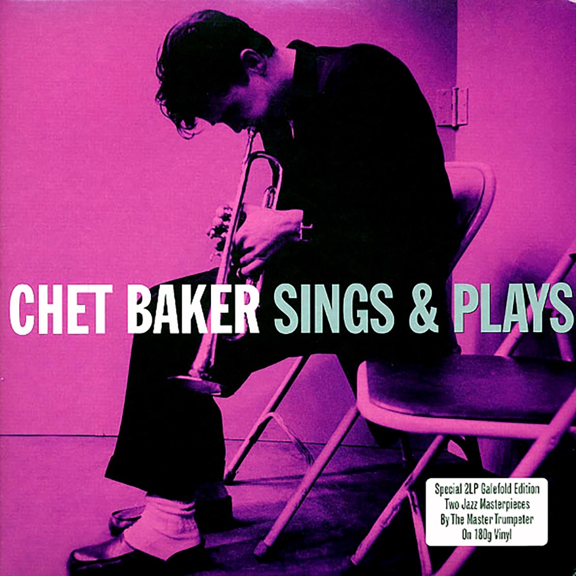 Chet Baker - Sings & Plays (2xLP) (180g) vinyl LP front cover