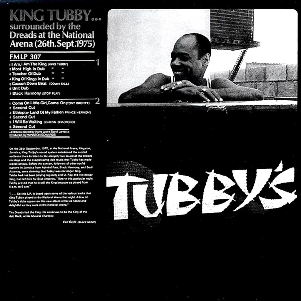 King Tubby - Surrounded By The Dreads At The National Arena vinyl LP back cover