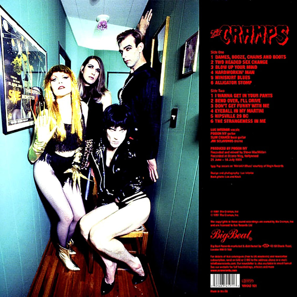The Cramps - Look Mom No Head! (180g) vinyl LP back cover