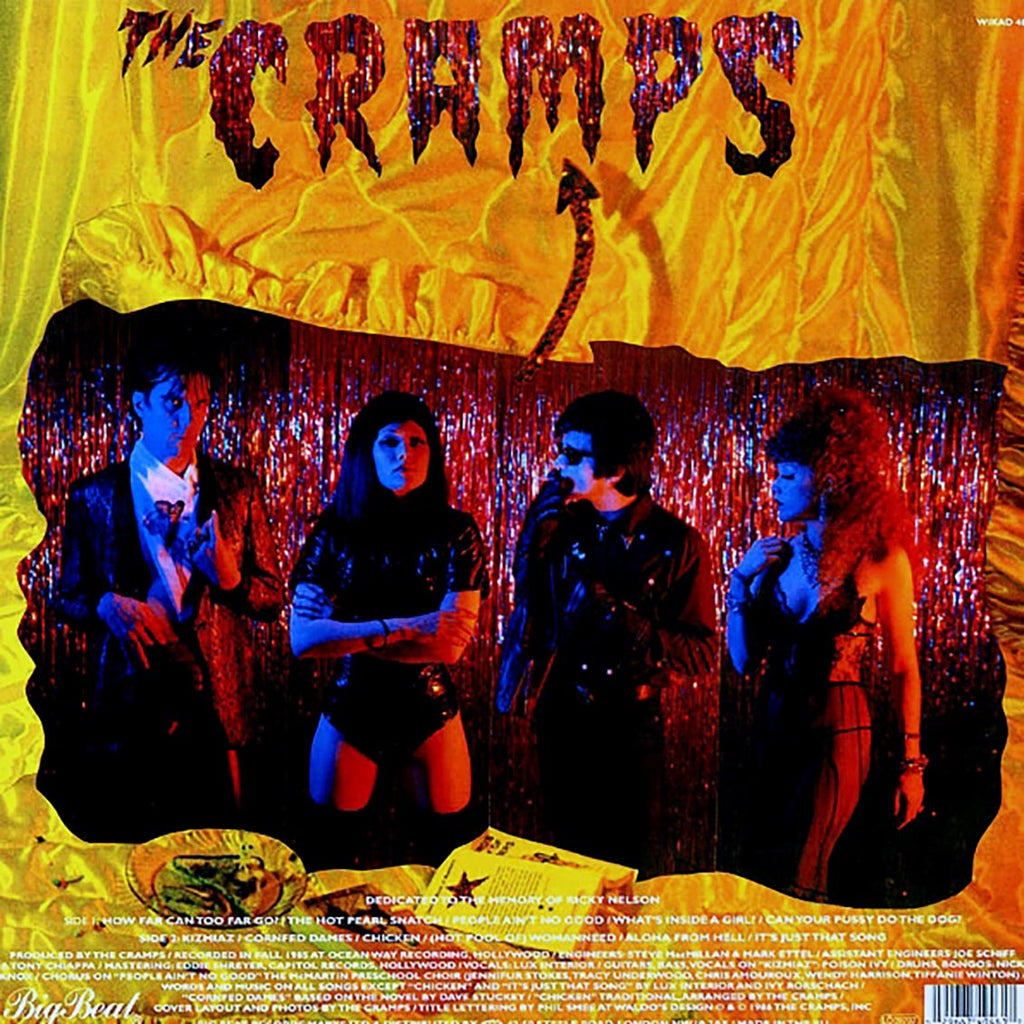 The Cramps - A Date With Elvis (180g) vinyl LP back cover