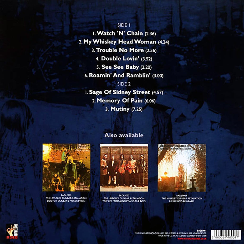 The Aynsley Dunbar Retaliation - The Aynsley Dunbar Retaliation (180g) vinyl LP back cover